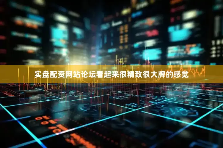 实盘配资网站论坛看起来很精致很大牌的感觉