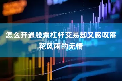 怎么开通股票杠杆交易却又感叹落花风雨的无情